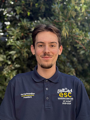 Karnig Boyadjian serves as Engineering Student Council president for the 2025-2026 school year. 