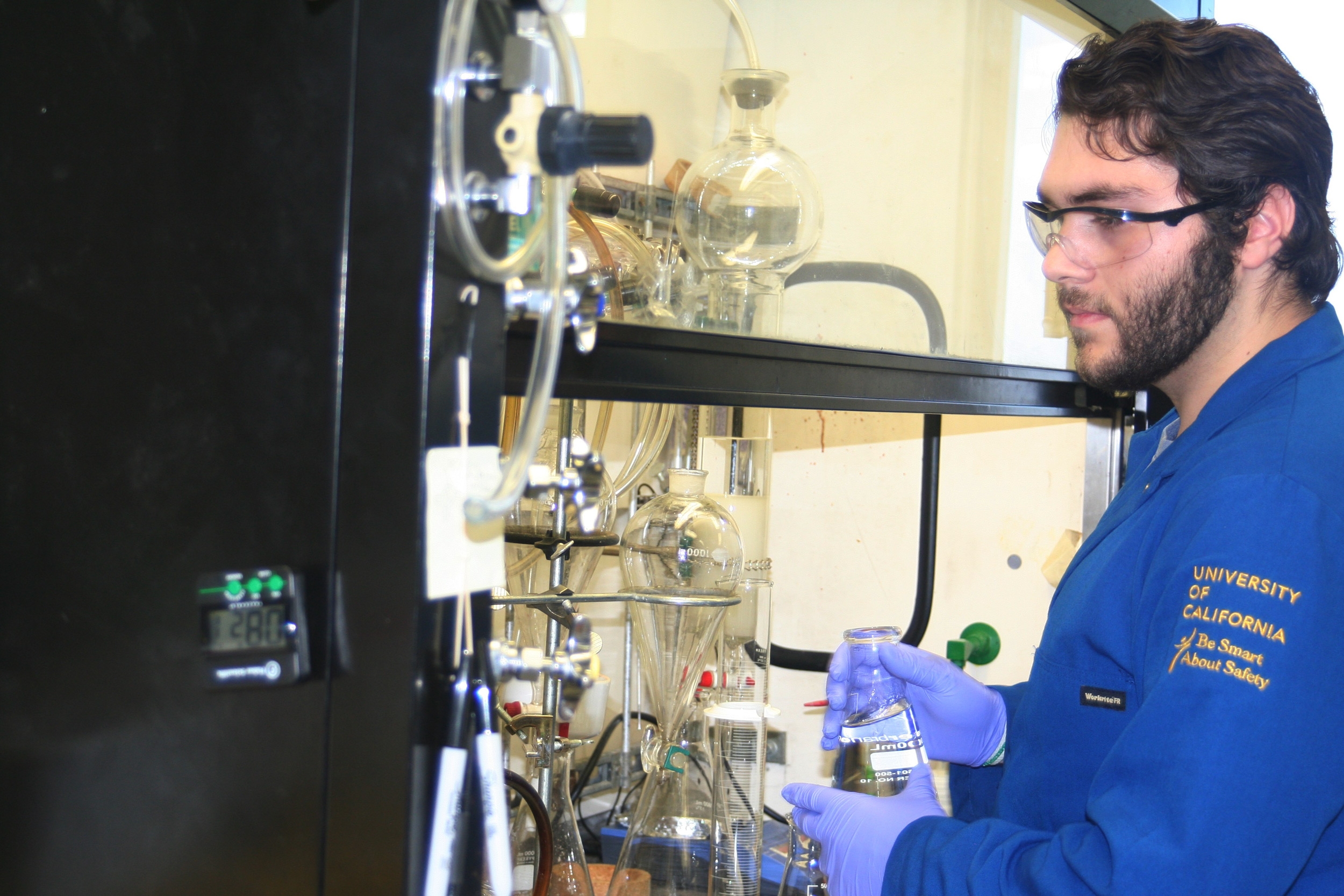 Scientist working in the lab
