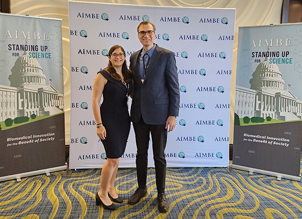 Two biomedical engineering faculty are inducted as fellows of the American Institute for Medical and Biological Engineering. 